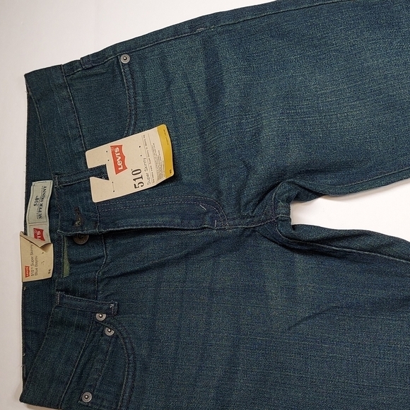 NWT Levi's 501 Super Skinny Blue Bayou W27XL27 - Picture 2 of 12